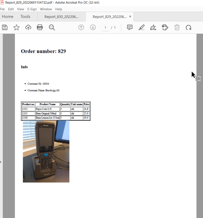emailpdfreport